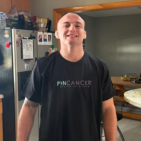 Parker Keckeisen wrestling for a cure