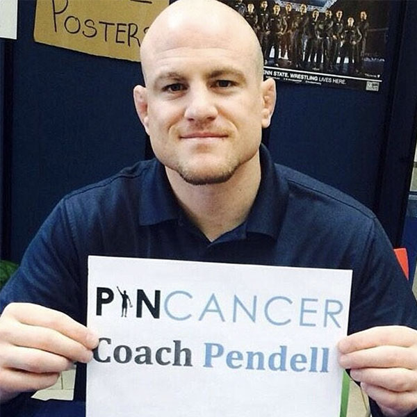 cael sanderson pin cancer support