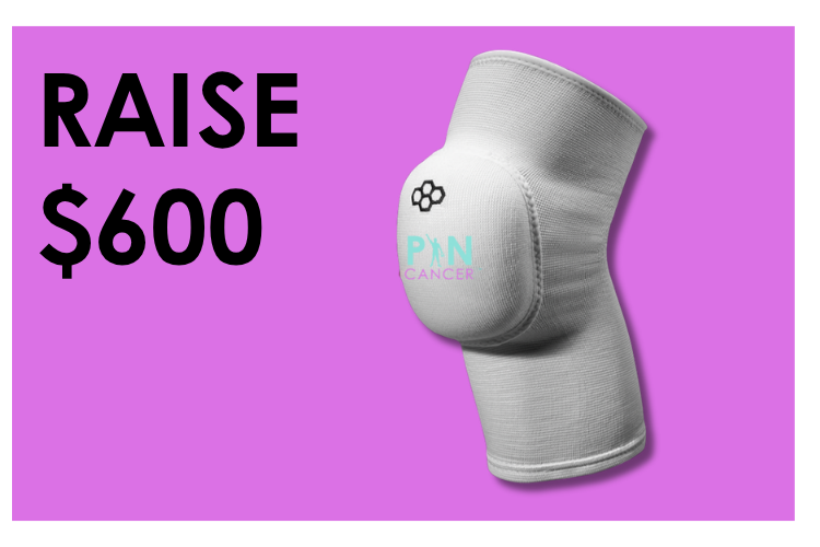 pin cancer wrestling knee pad