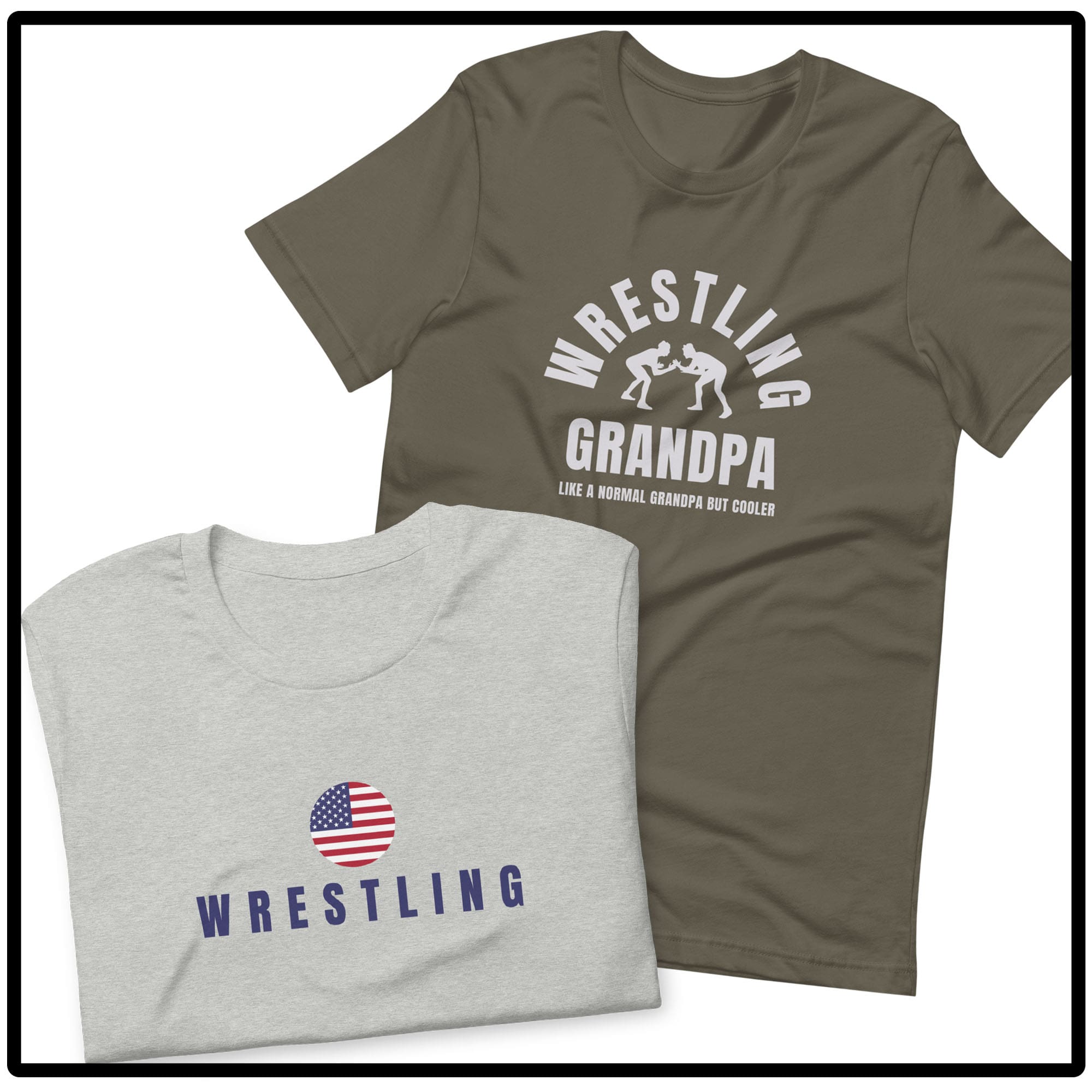 shop grandpa wrestling t-shirts